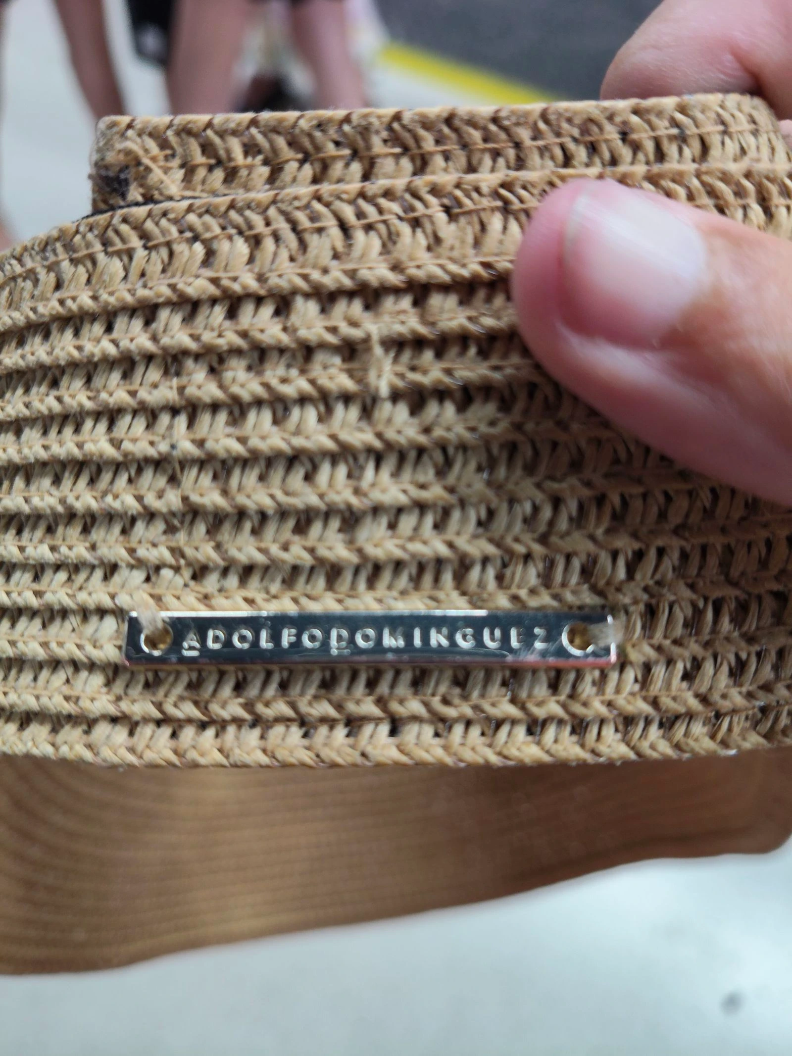 Adolfo Domínguez-Grote Visera T-L met velcro-sluiting – photo 5